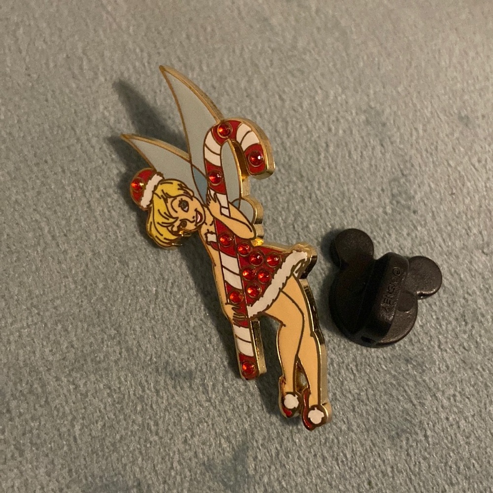 Tinkerbell Christmas Candy cane 2010 disney pin